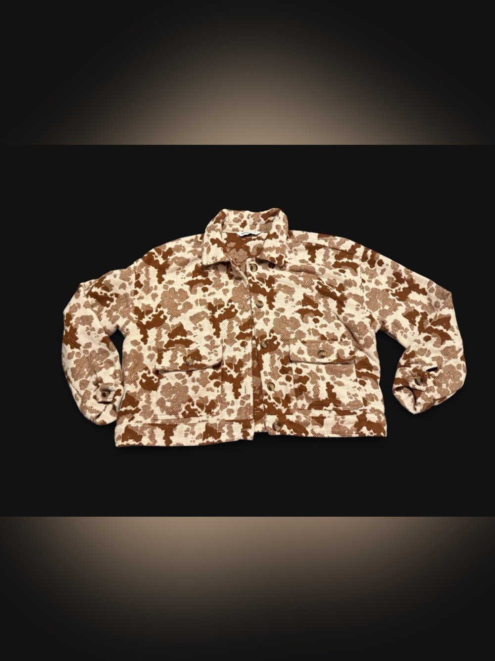 Sonoma Brown and Cream Camo Jacket